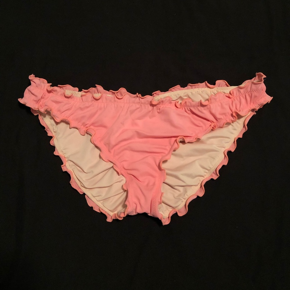 Victoria Secrets Ruffle Cheeky Bikini Bottoms